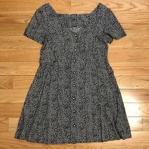 Mango blue floral sun dress